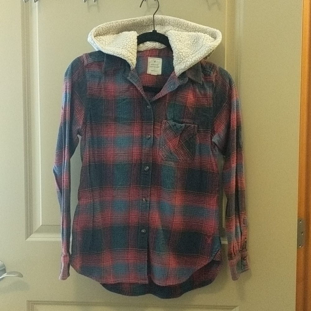 Vintage Boyfriend Flannel Shirt